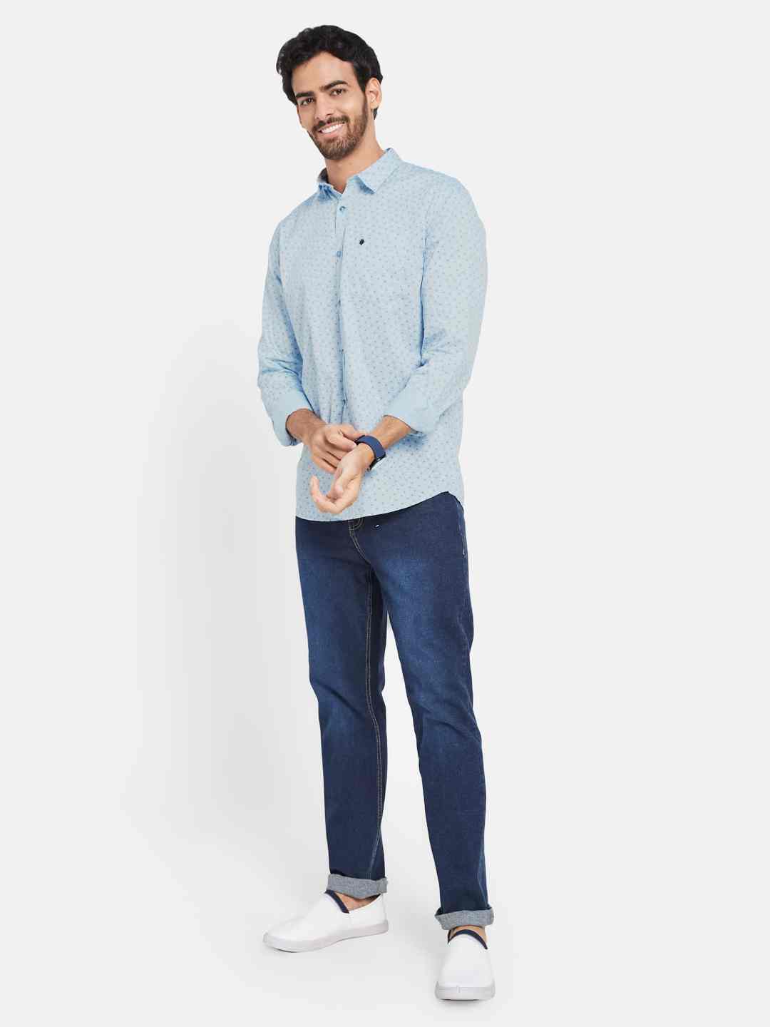 Mettle Floral Printed Cotton Casual Shirt