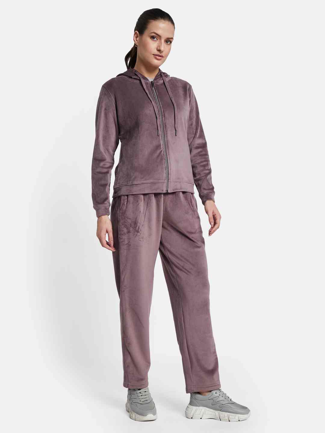 Mettle Women Solid track Suits