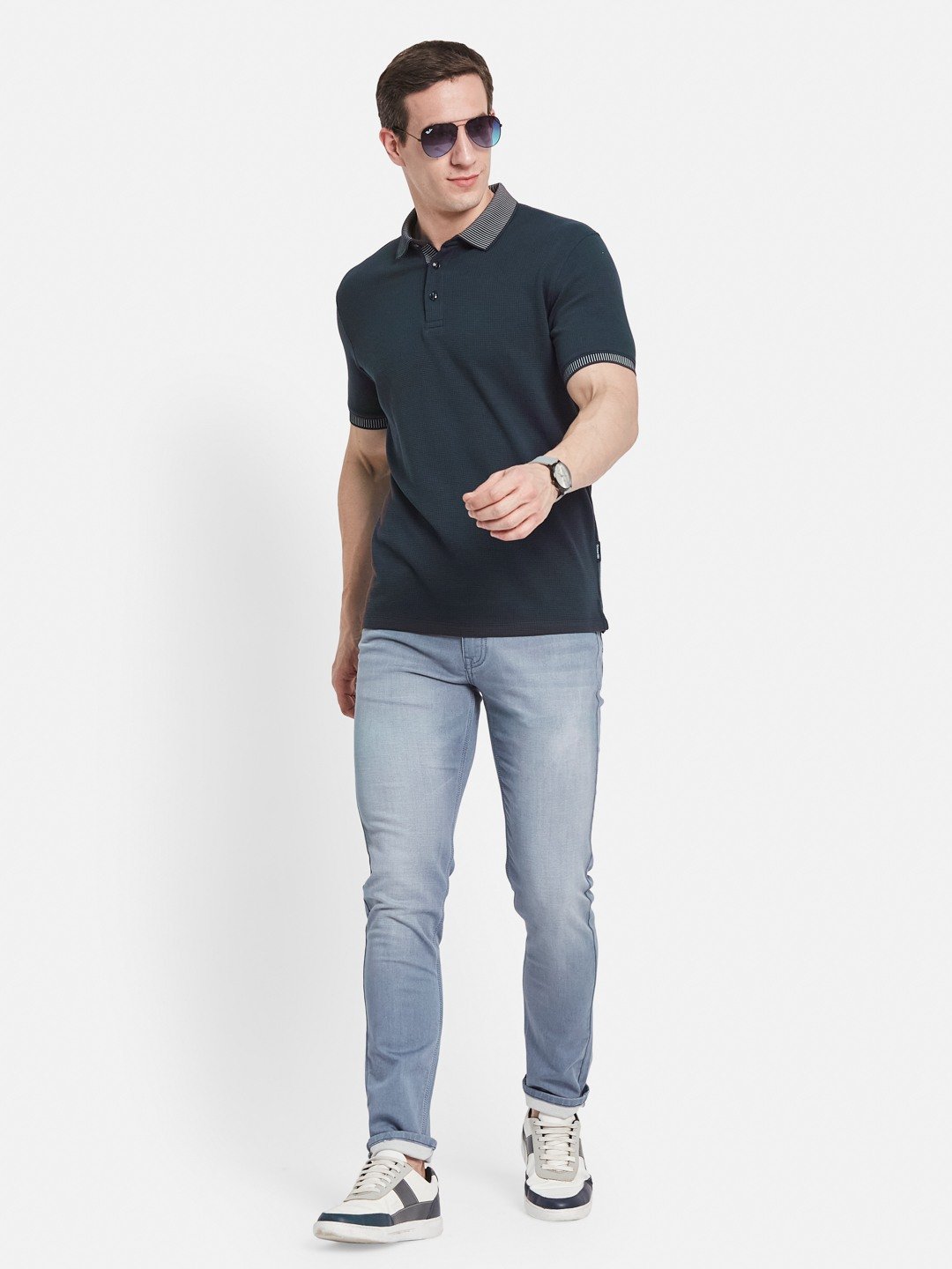 Octave Men Polo Collar T-shirt