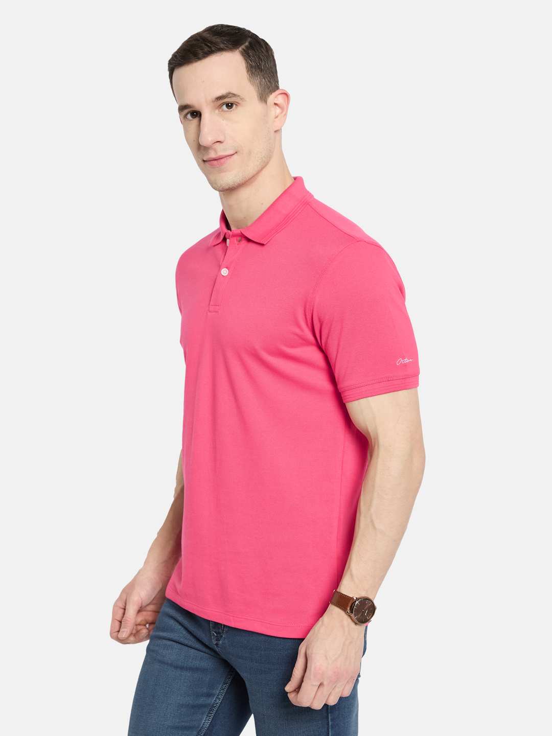 Octave Men Polo Collar T-shirt