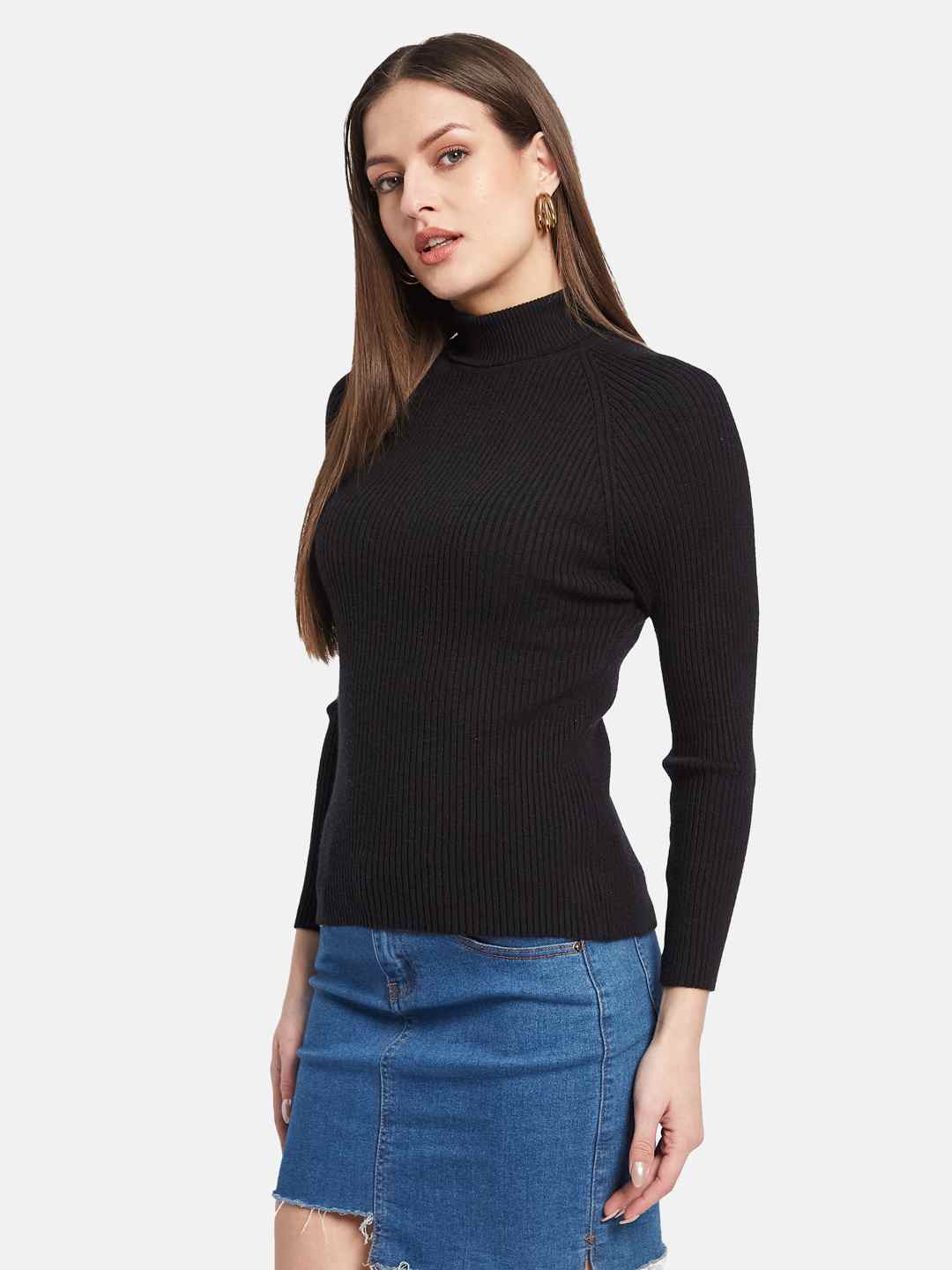 METTLE Women Cable Knit Pullover