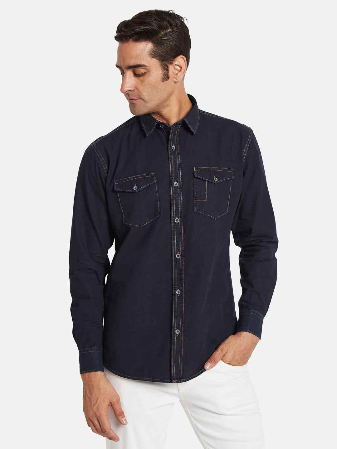 METTLE Men Opaque Casual Shirt