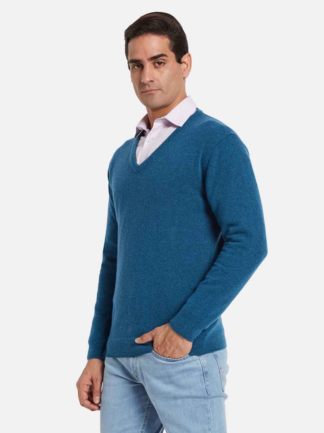 METTLE Men Woollen Pullover