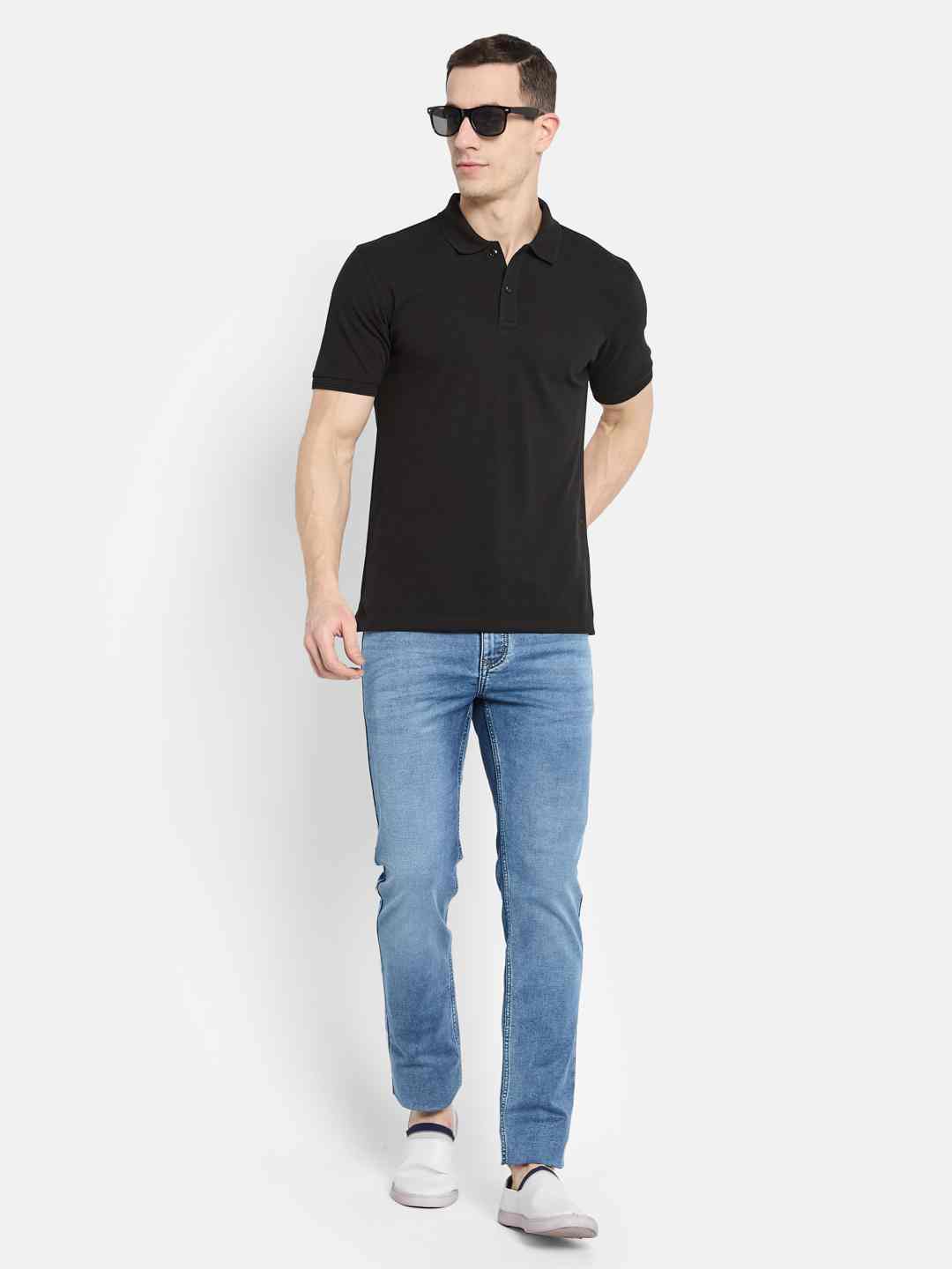 Octave Men Polo Collar T-shirt