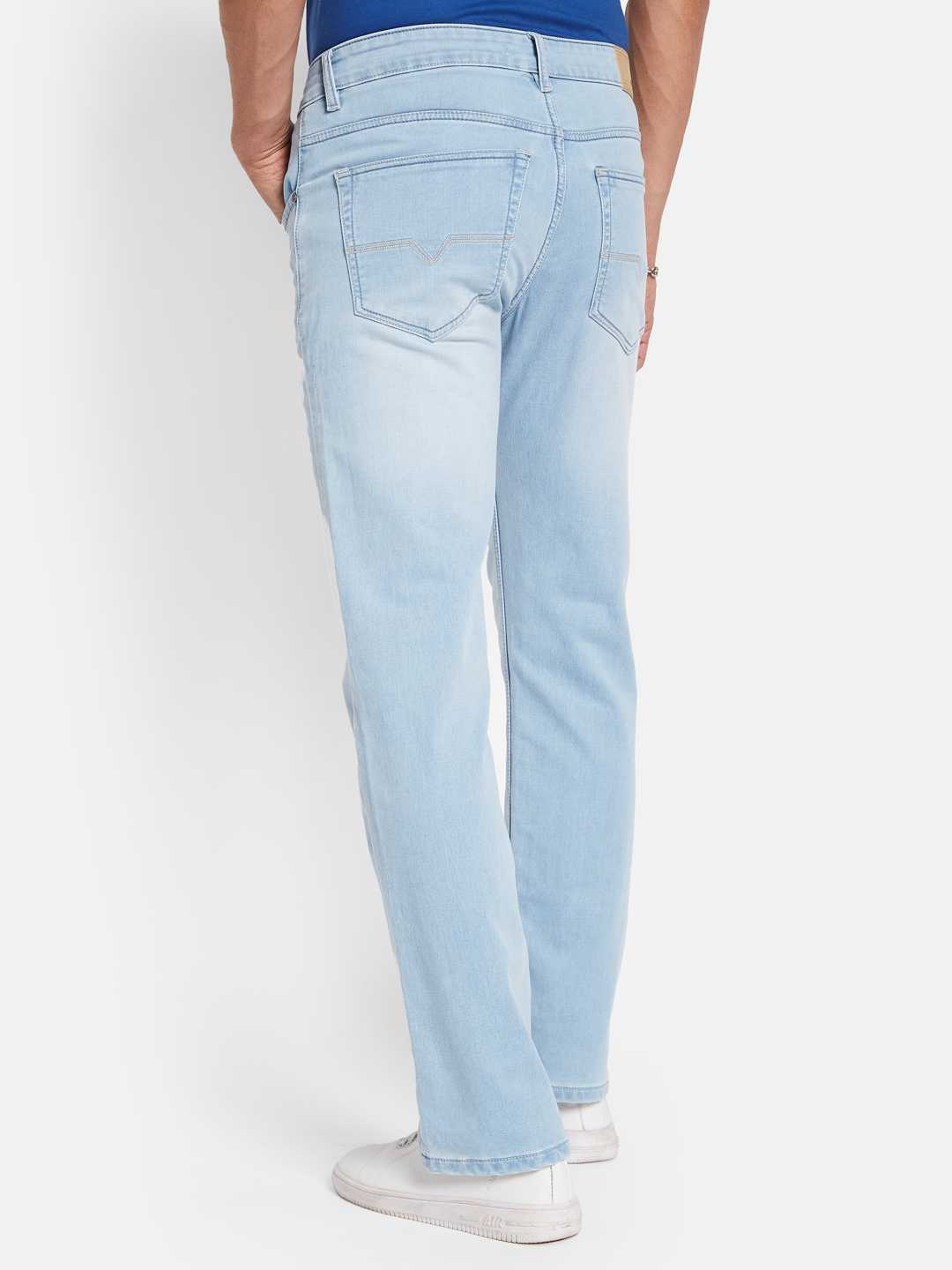 Octave Men Bootcut Heavy Fade Stretchable Jeans