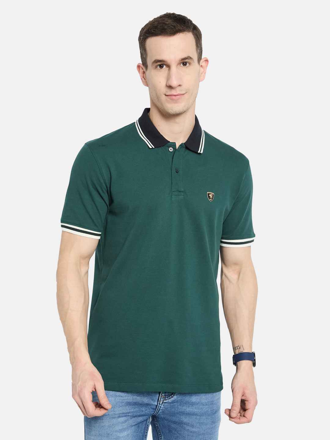 Octave Men Polo Collar T-shirt