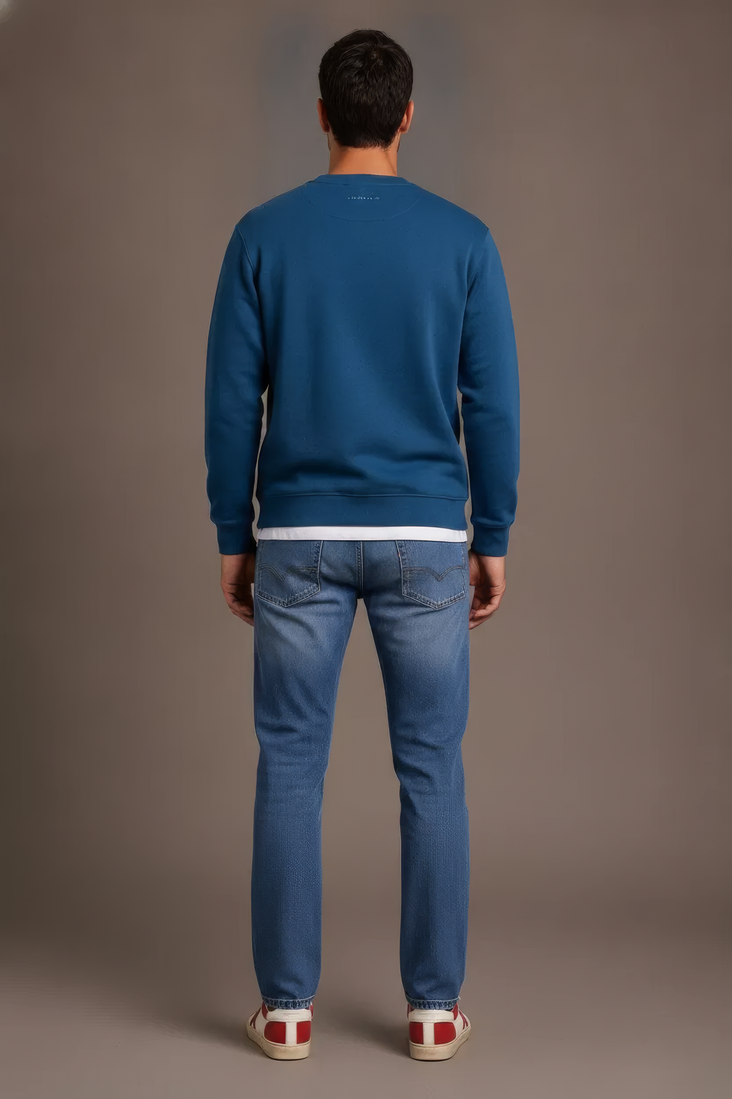 Men’s Premium Pacific Crew Neck Cotton Fleece Sweatshirt