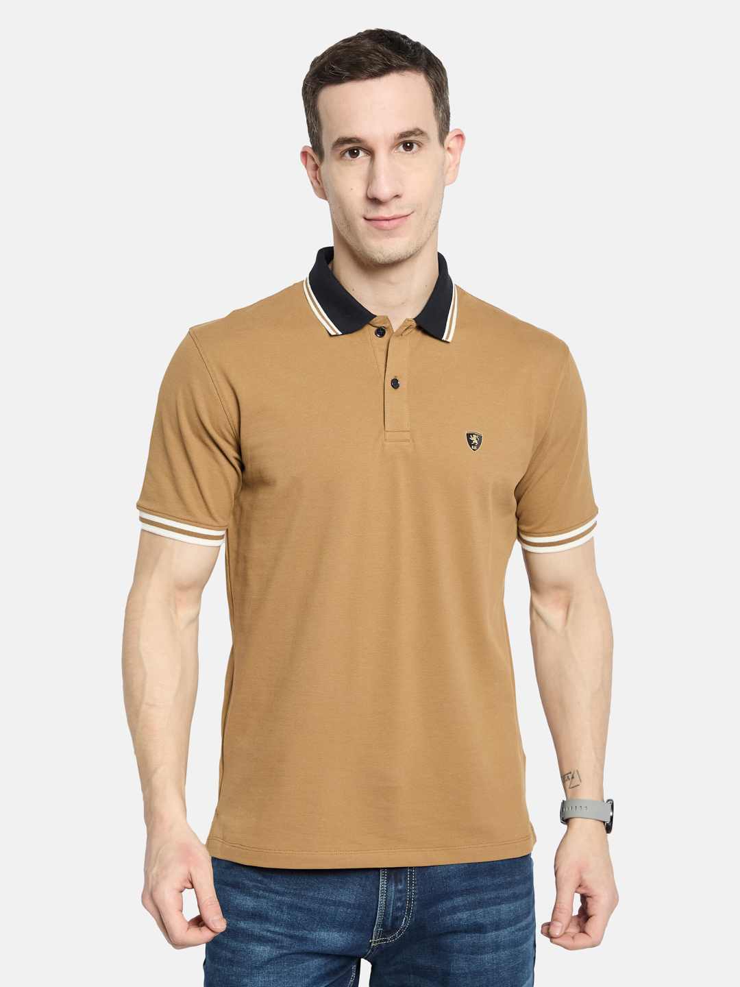 Octave Men Polo Collar T-shirt