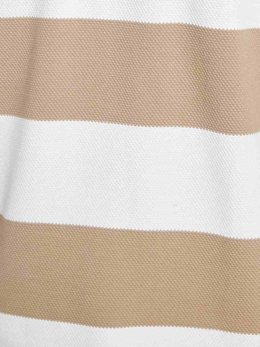 Octave Men Colourblocked Polo Collar T-shirt