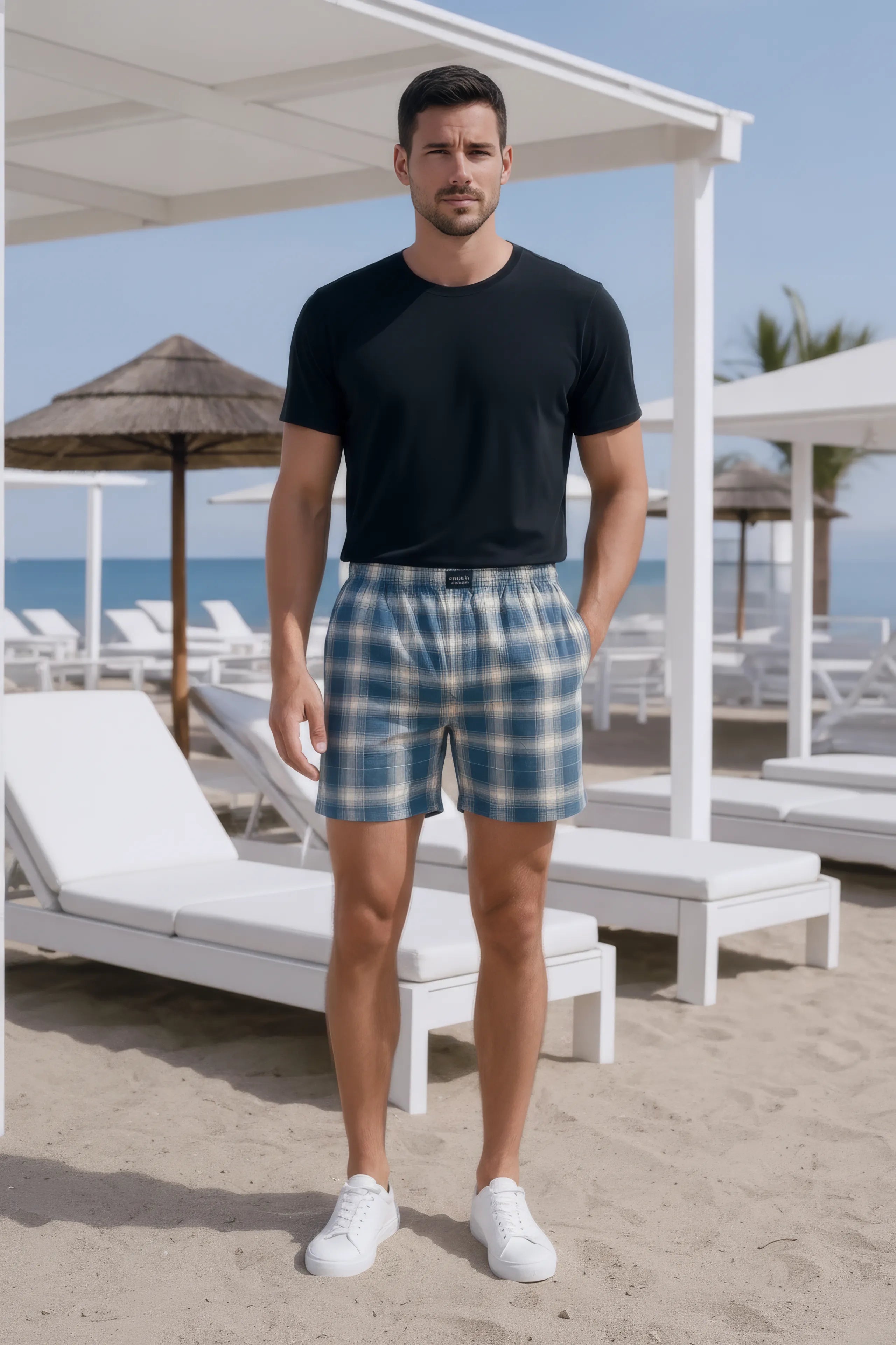 men-checked-technology-shorts