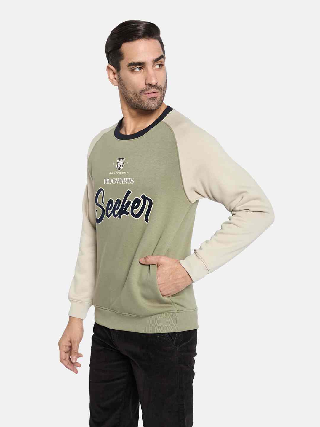 Octave Men Printed Pullover Sweatshirt