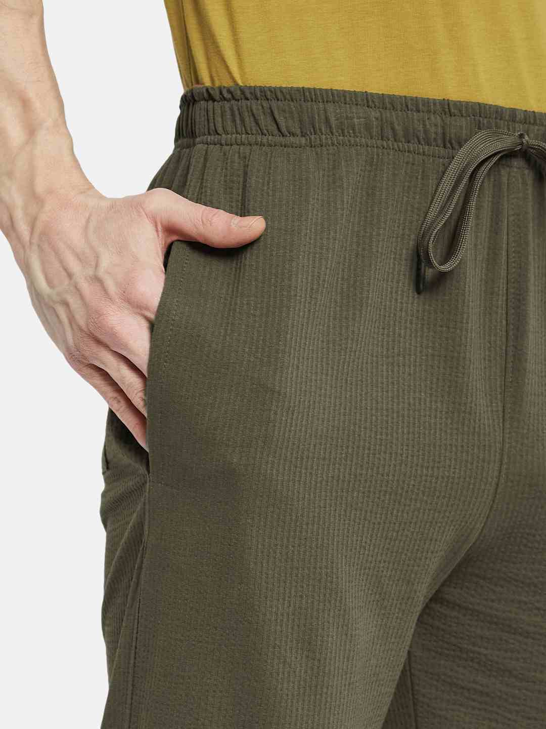 Octave Men Cotton Side Pockets Track Pants