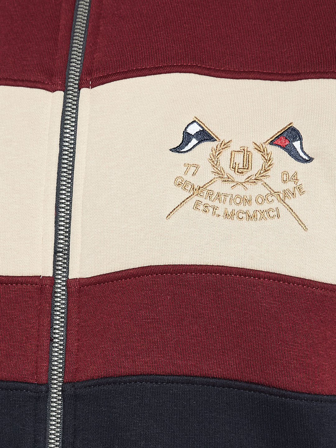 Octave Men Colourblocked Sweatshirt