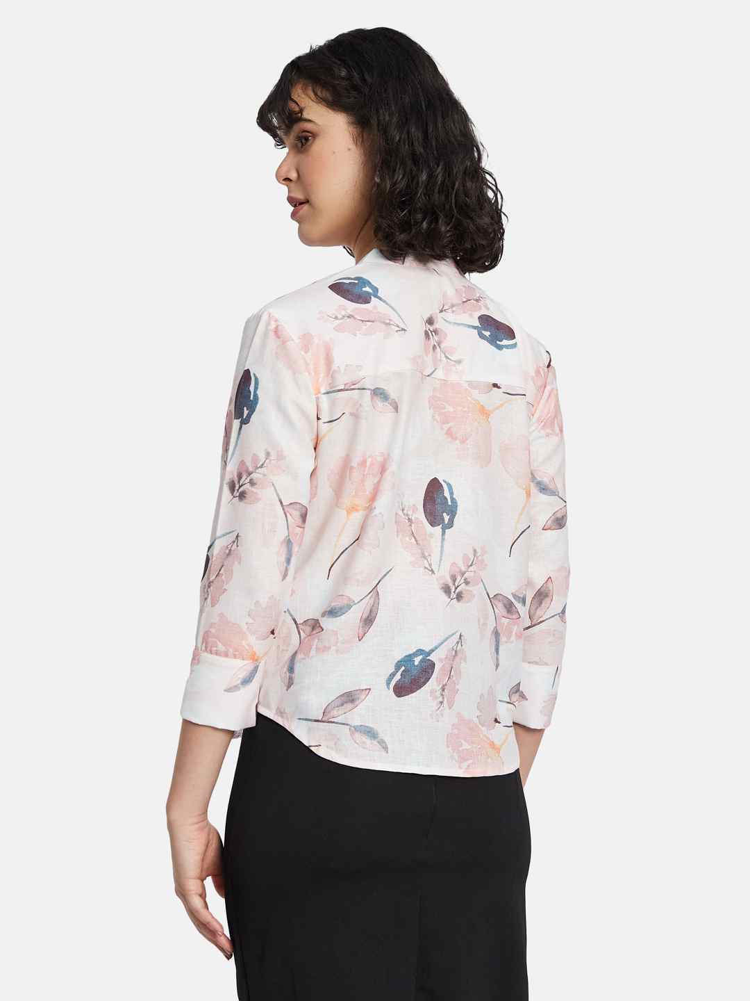 METTLE Floral Print Cotton Top