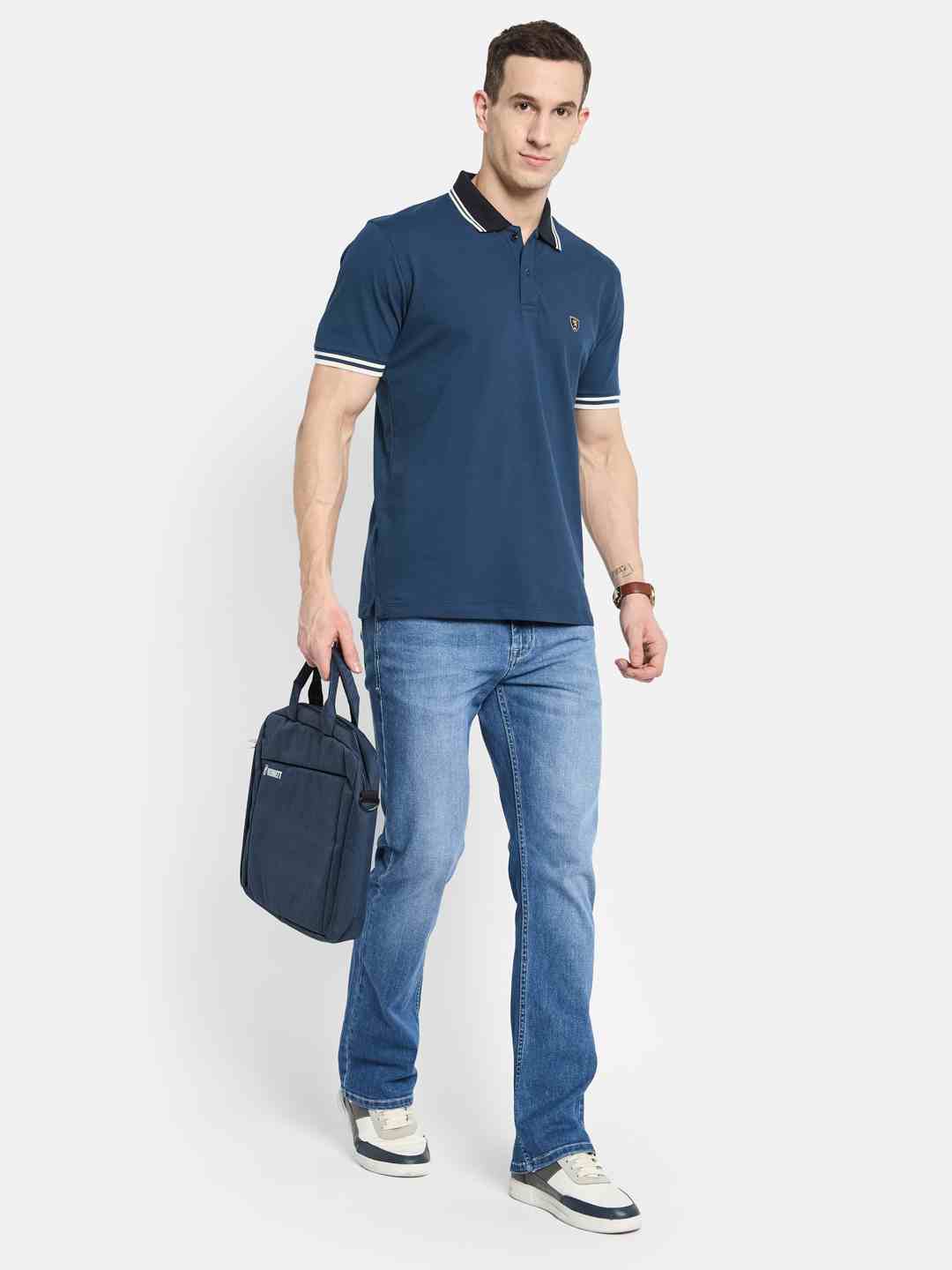 Octave Men Polo Collar T-shirt