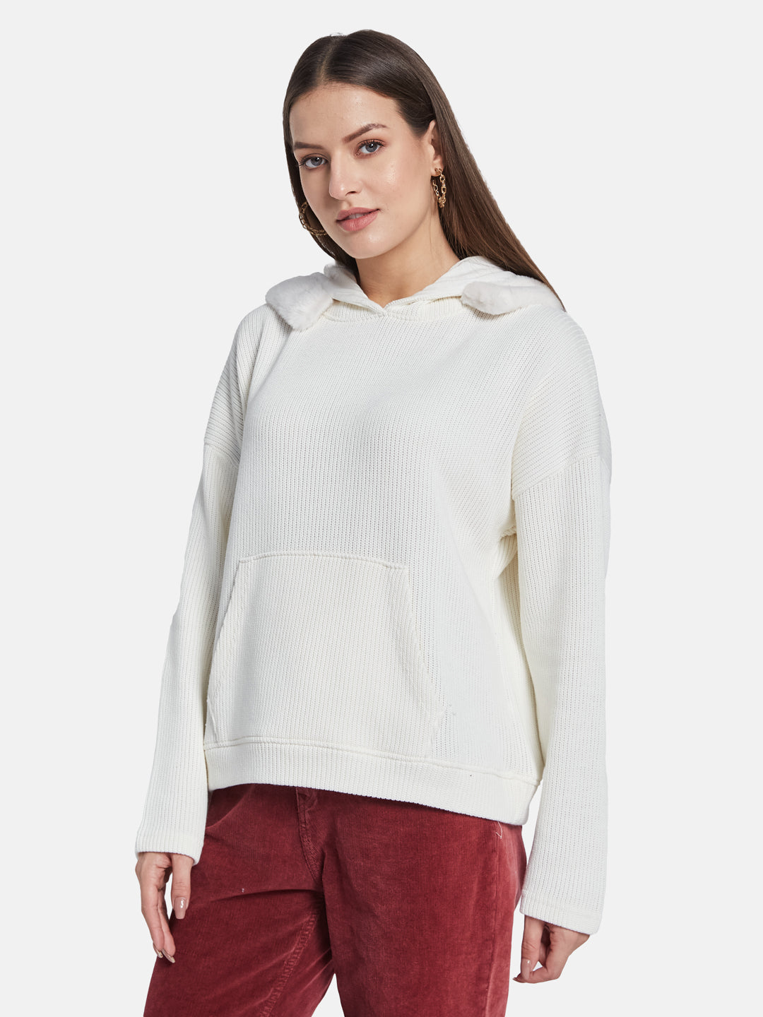 METTLE Women Hooded Sweatshirt
