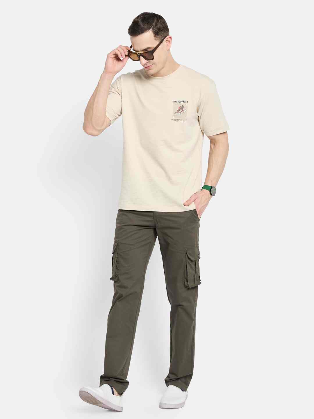 Octave Men Printed T-shirt