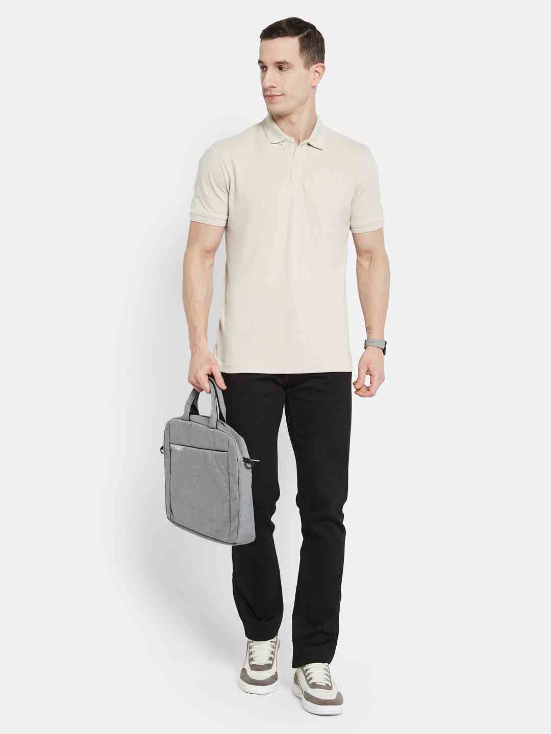 Octave Men Polo Collar T-shirt