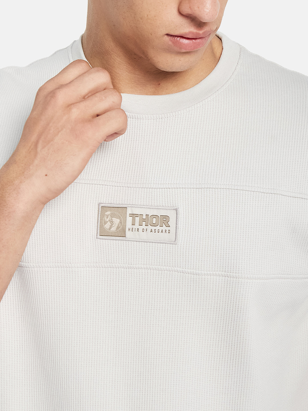 Octave Typography Printed Short Sleeves Cotton T-shirt