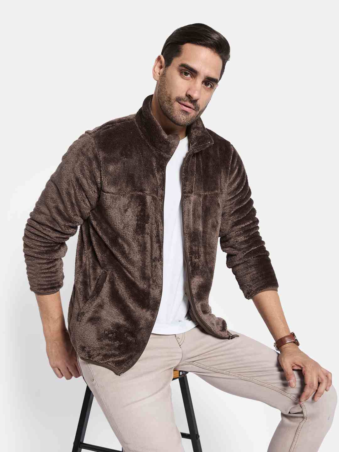 Octave Men Front-Open Sweatshirt
