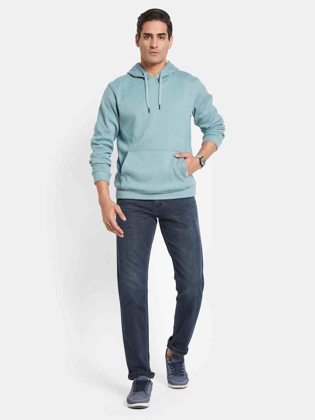 Octave Men Hooded Long Sleeves Sweatshirt