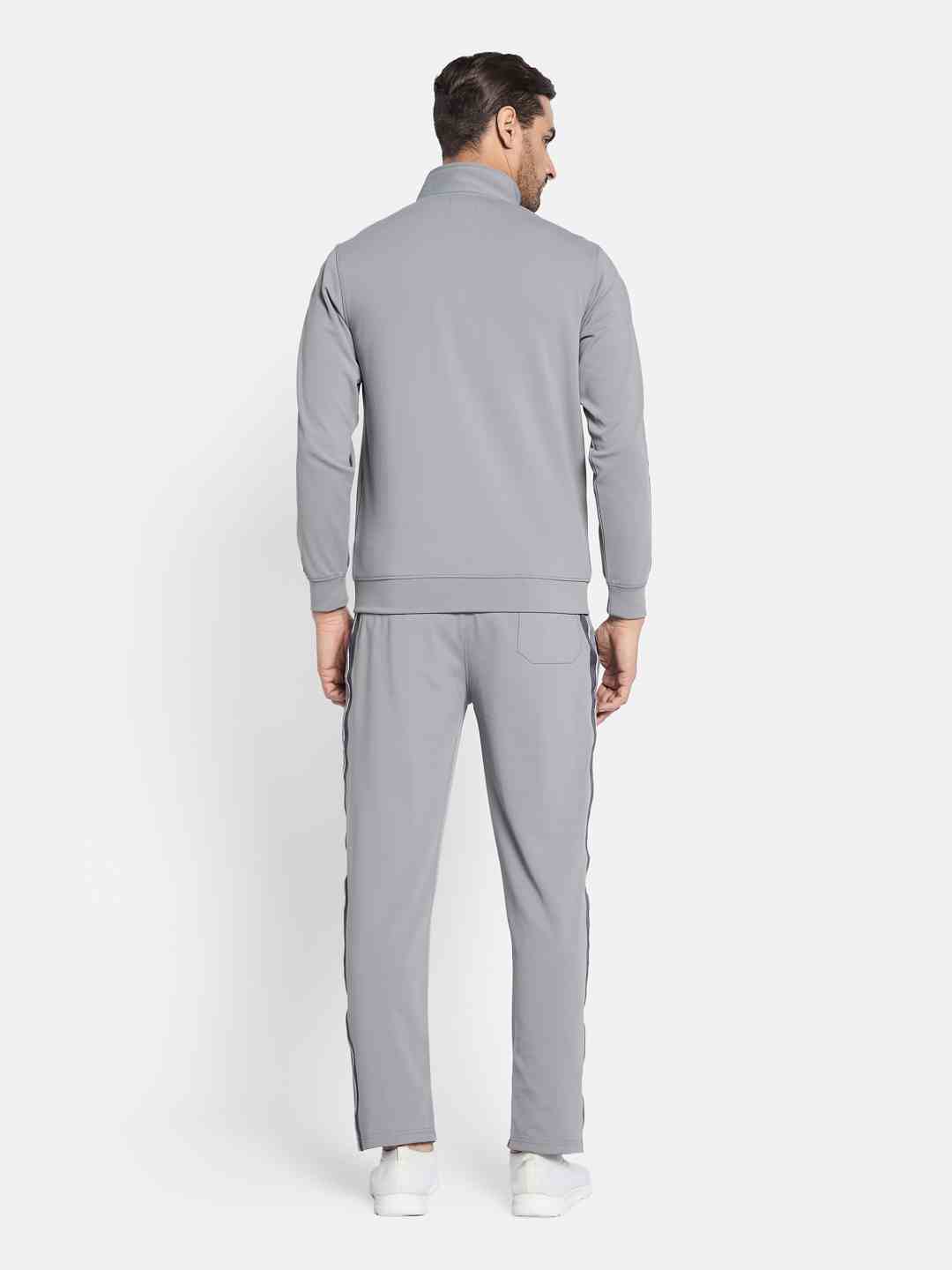 Octave Men Mid-RiseStriped Regular Tracksuit