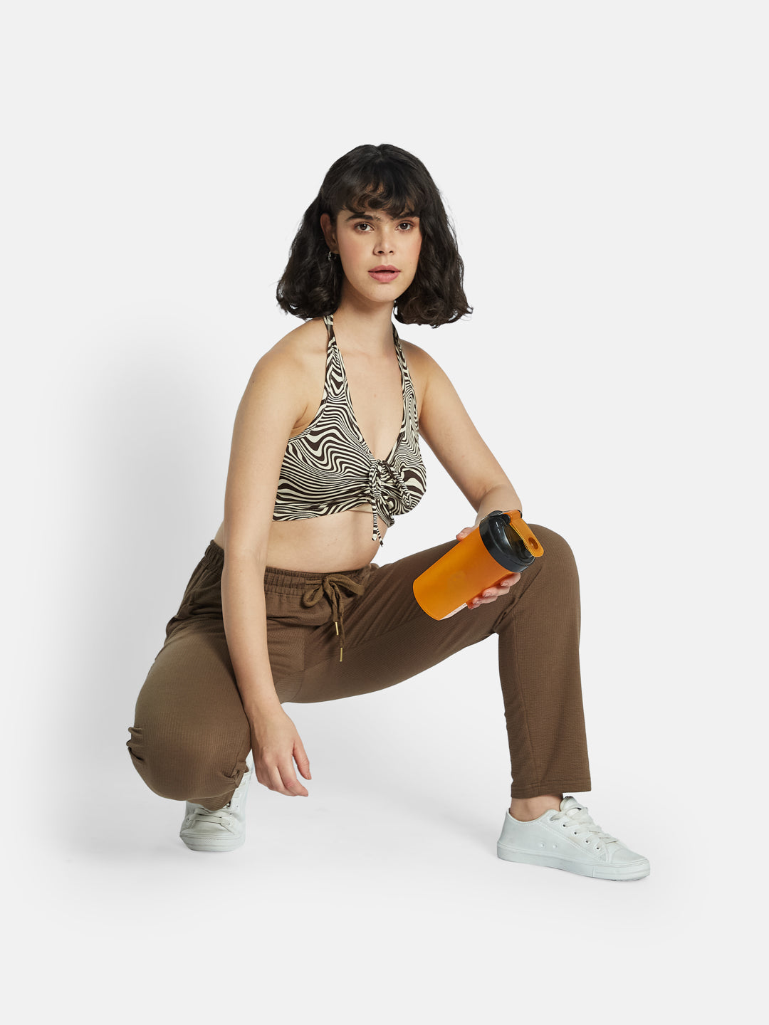 METTLE Women Textured Track Pants