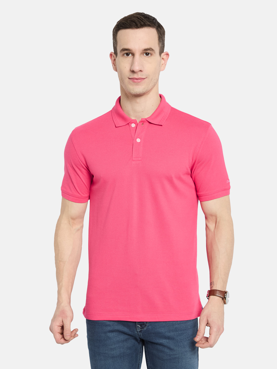 Octave Men Polo Collar T-shirt