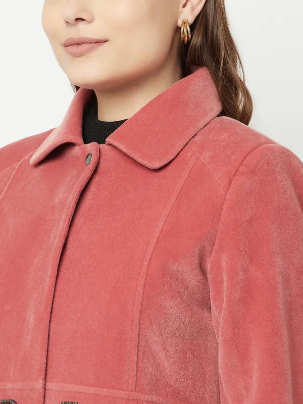 Women Blush Coat