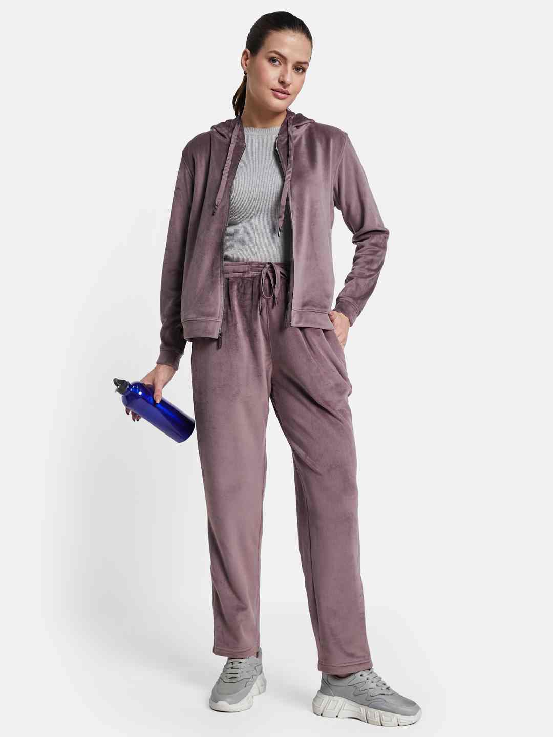 Mettle Women Solid track Suits