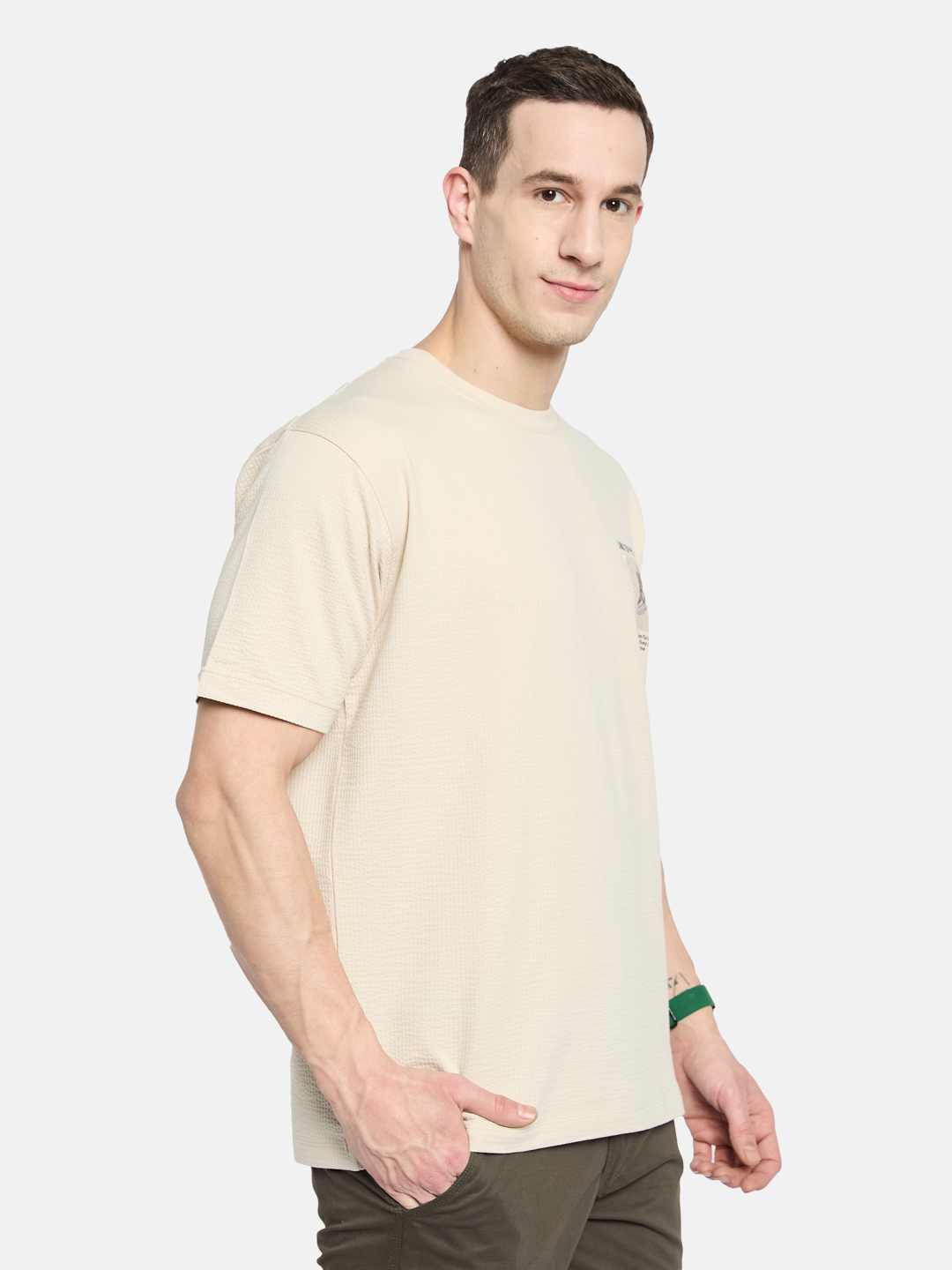 Octave Men Printed T-shirt