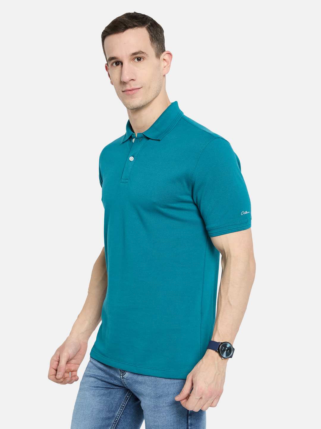 Octave Men Polo Collar T-shirt