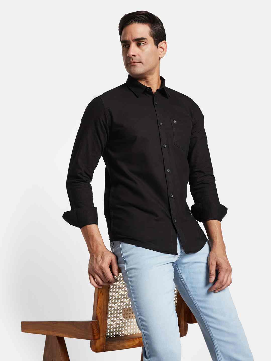 METTLE Men Opaque Casual Shirt