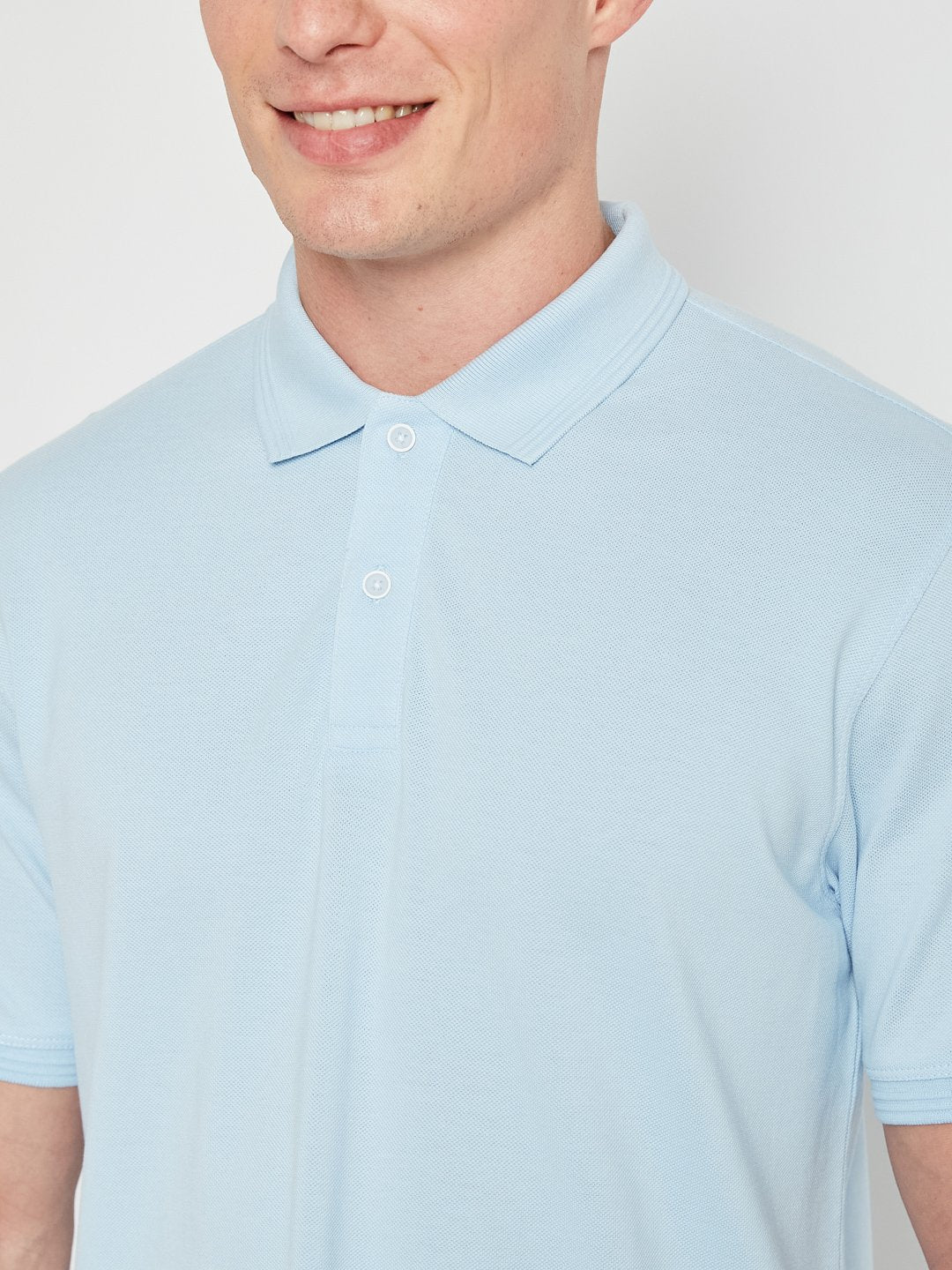 Octave Polo Collar Cotton T-Shirt