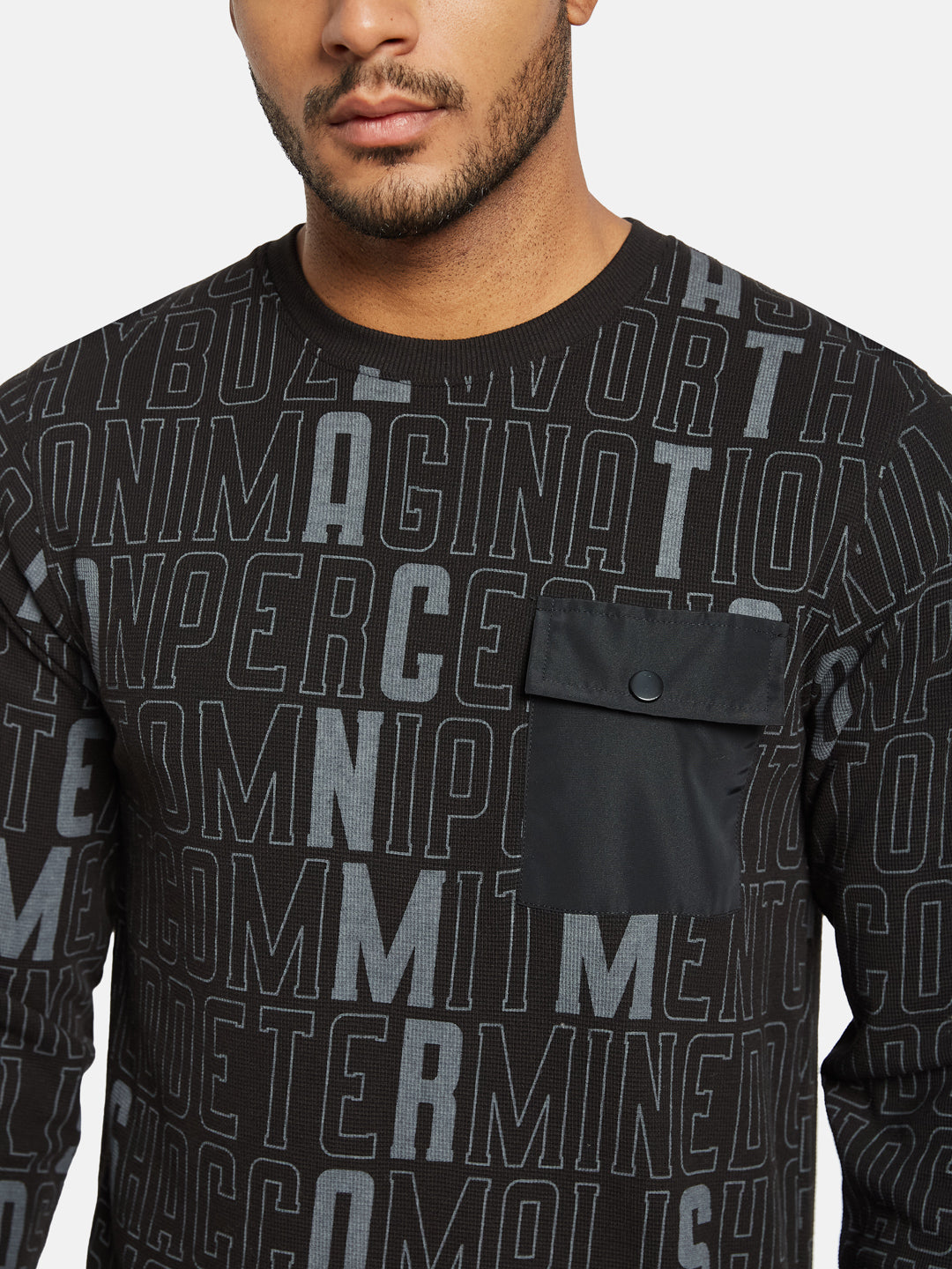 Octave Men Printed Sweatshirt