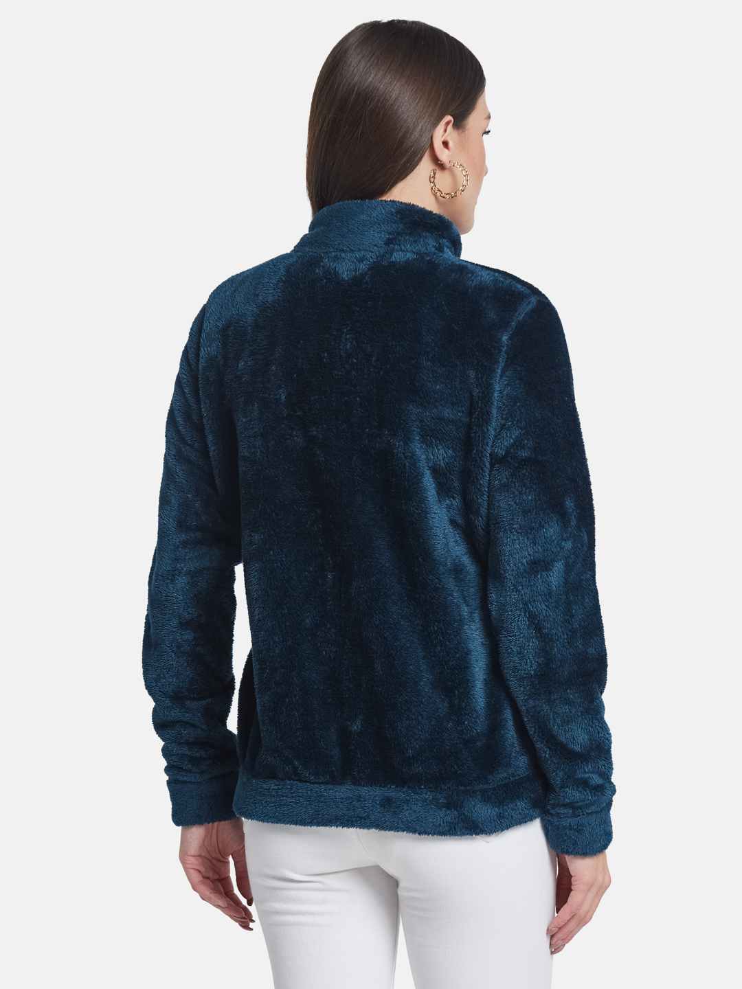 METTLE Women Long Sleeves Front-Open Sweatshirt