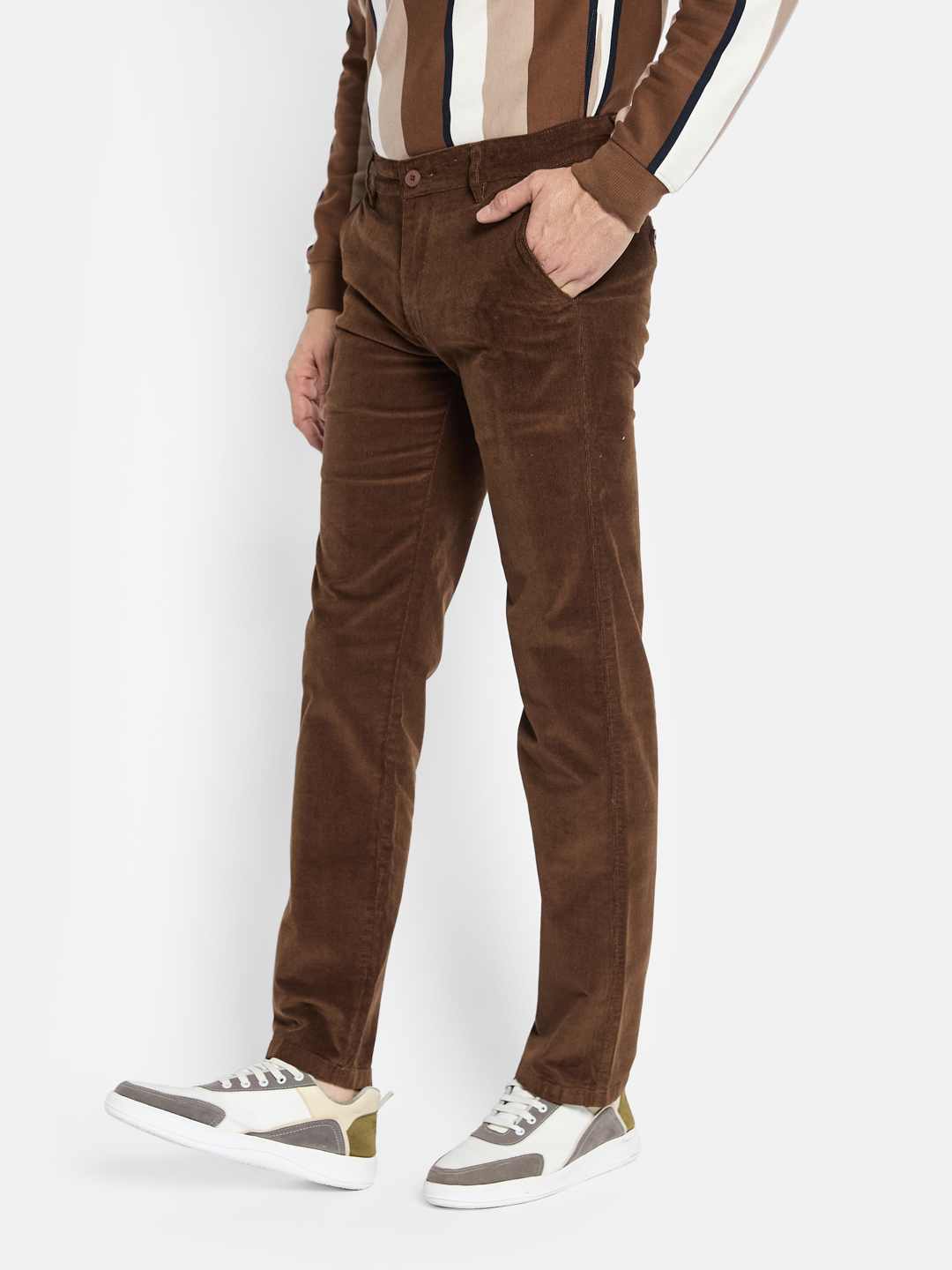 Octave Men Regular Fit Chinos Cotton Trousers