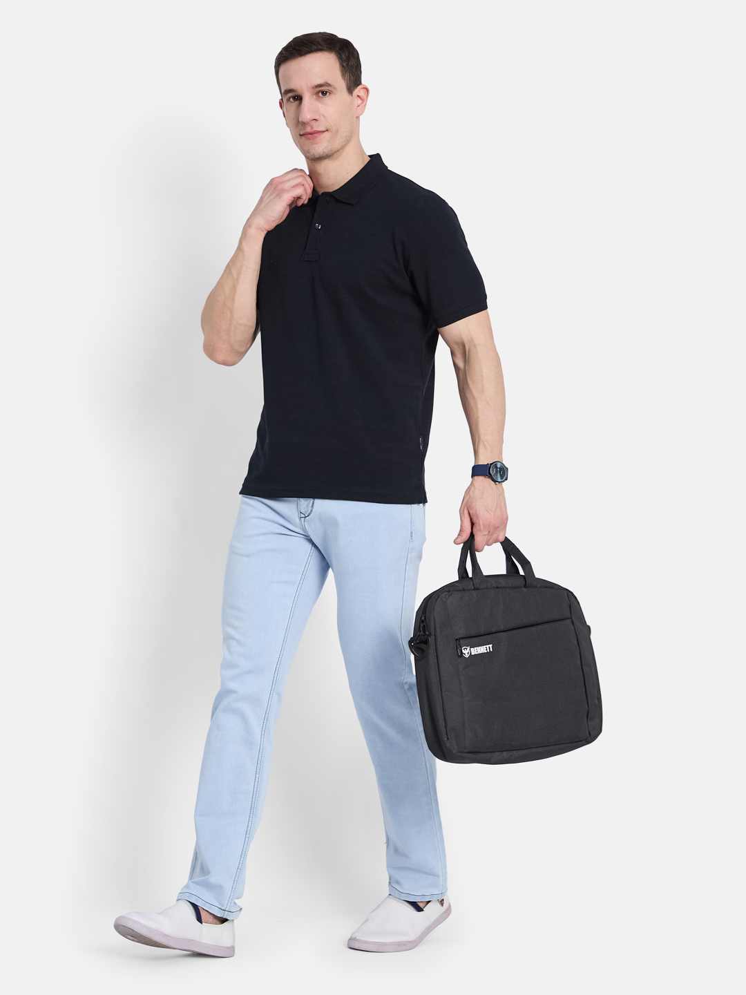 Octave Men Polo Collar T-shirt