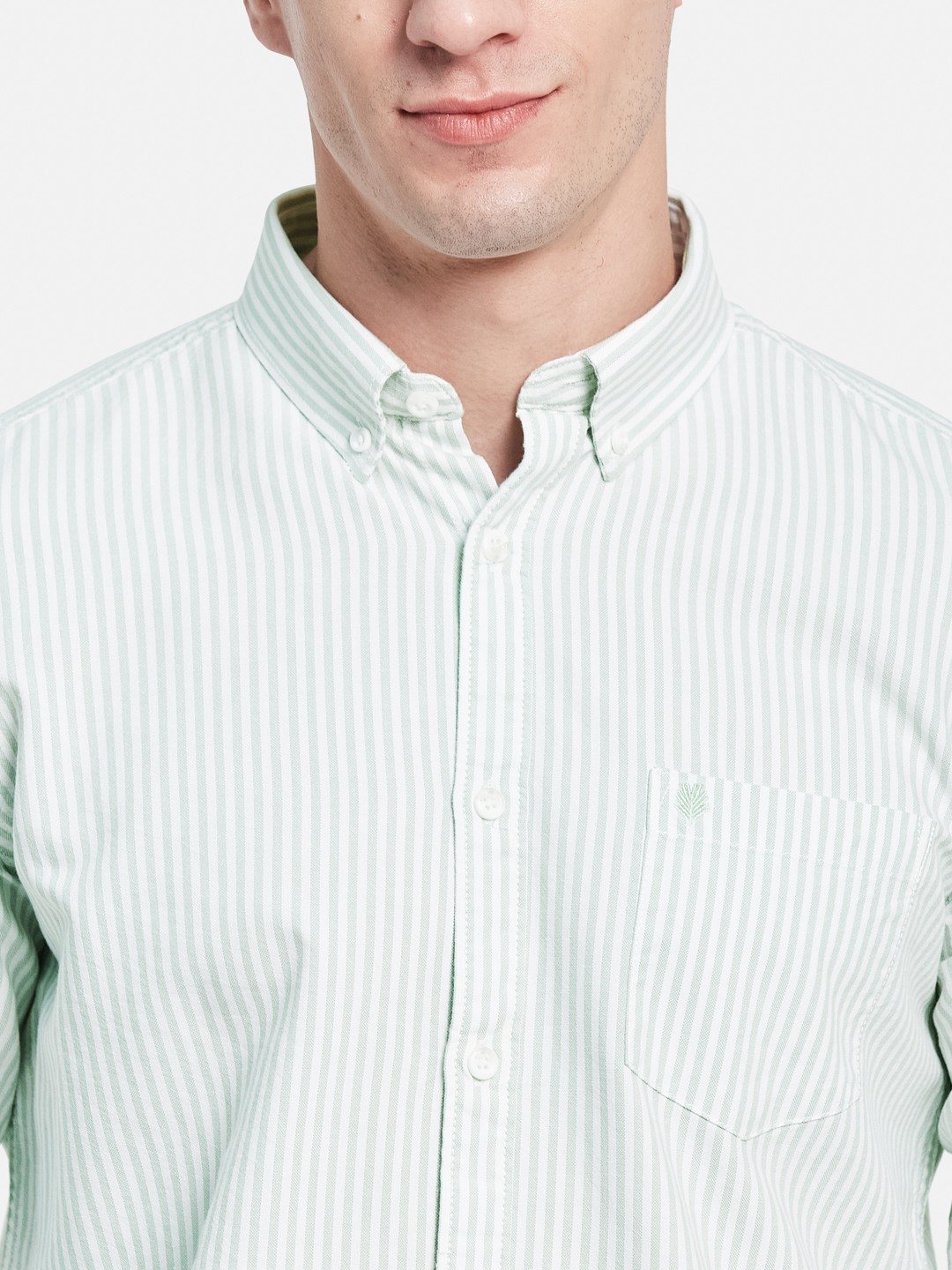 METTLE Men Multi Stripes Opaque Striped Casual Shirt