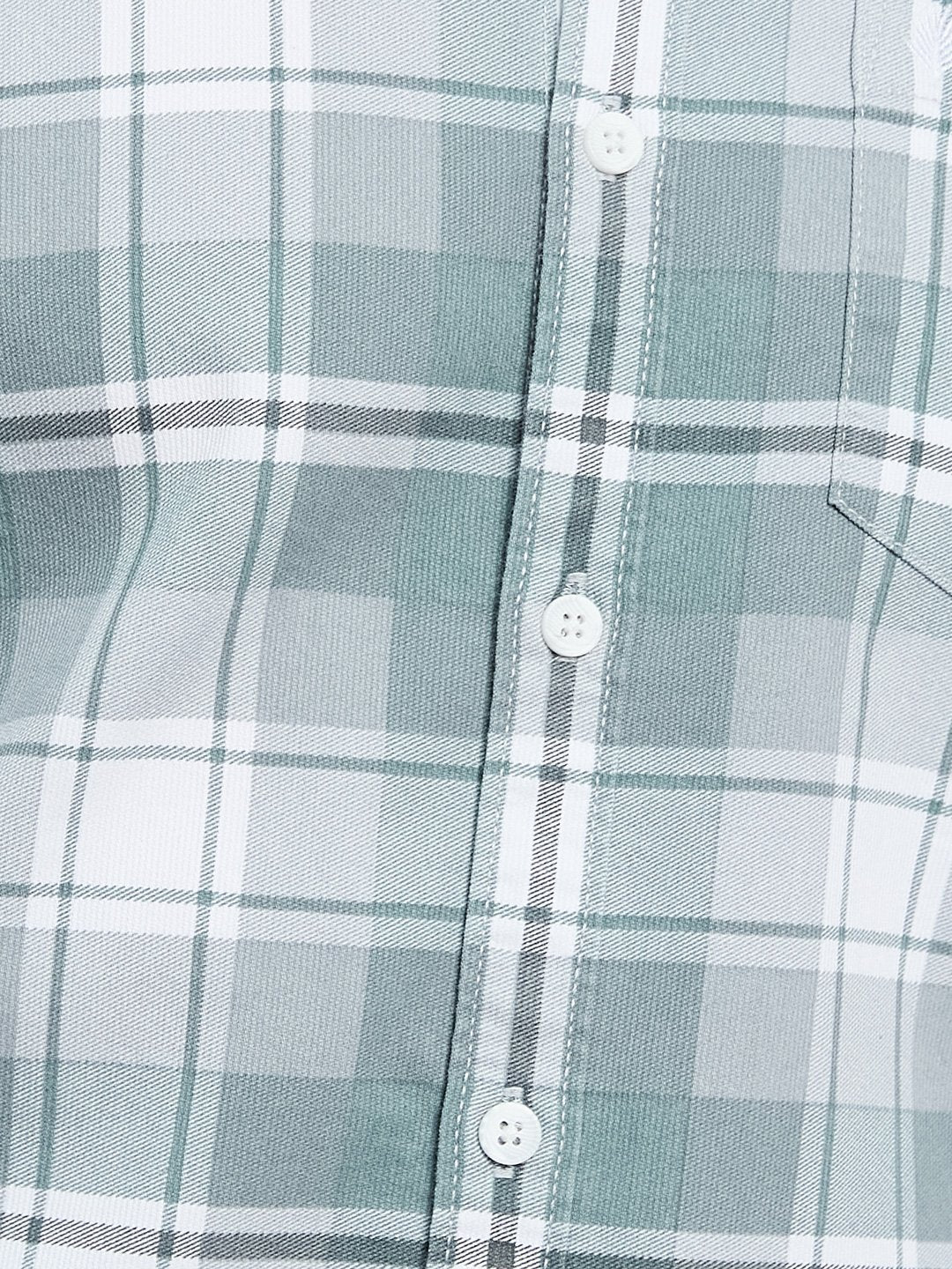 METTLE Men Opaque Checked Casual Shirt