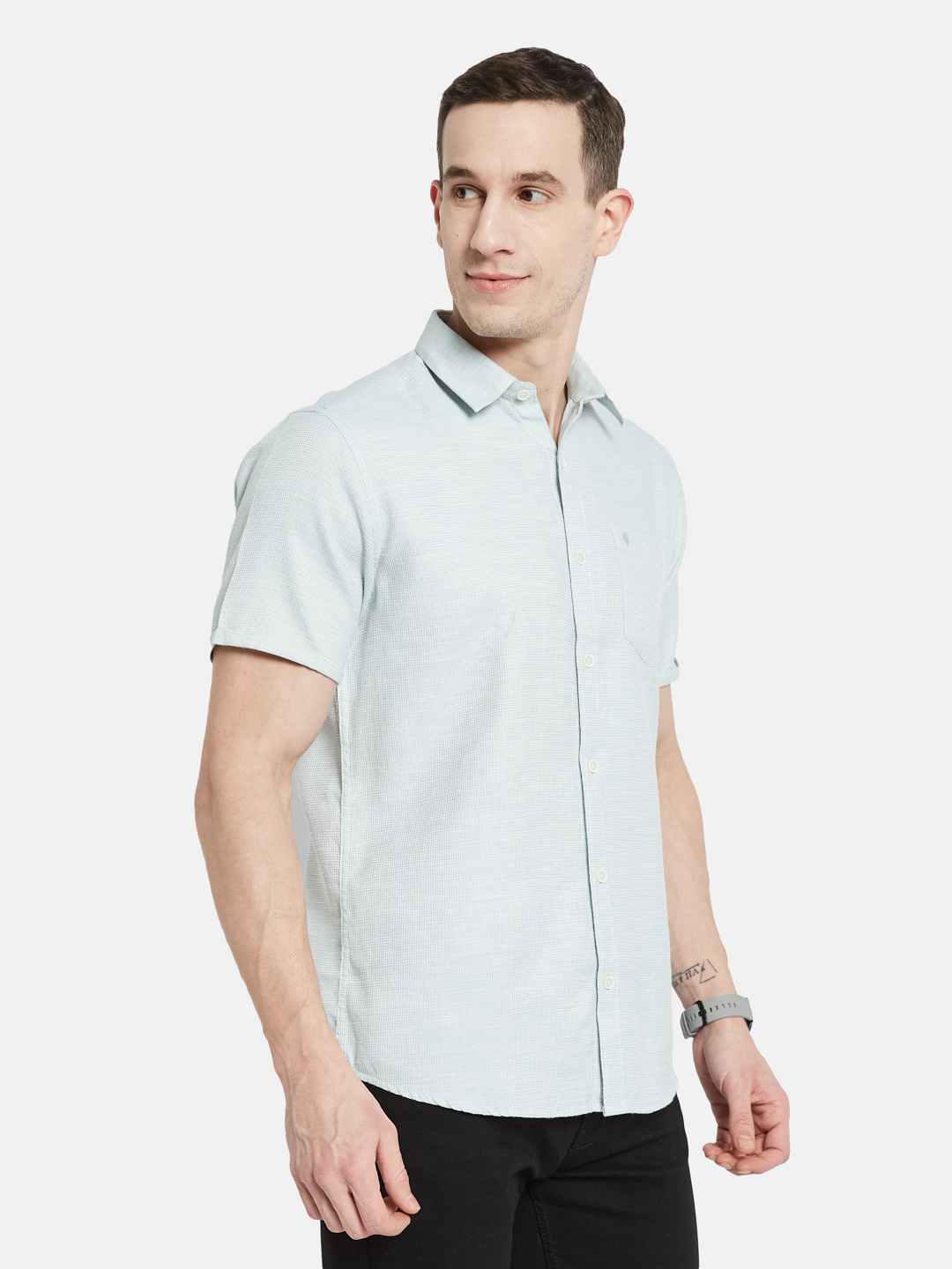 METTLE Men Opaque Casual Shirt