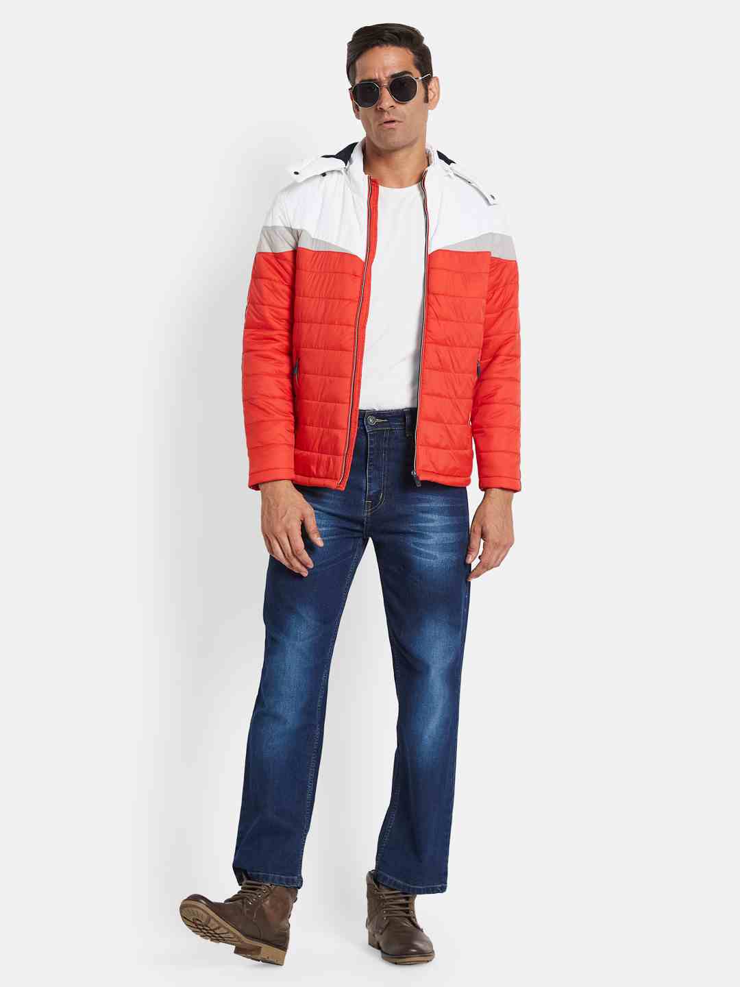 METTLE Men Colourblocked Jacket