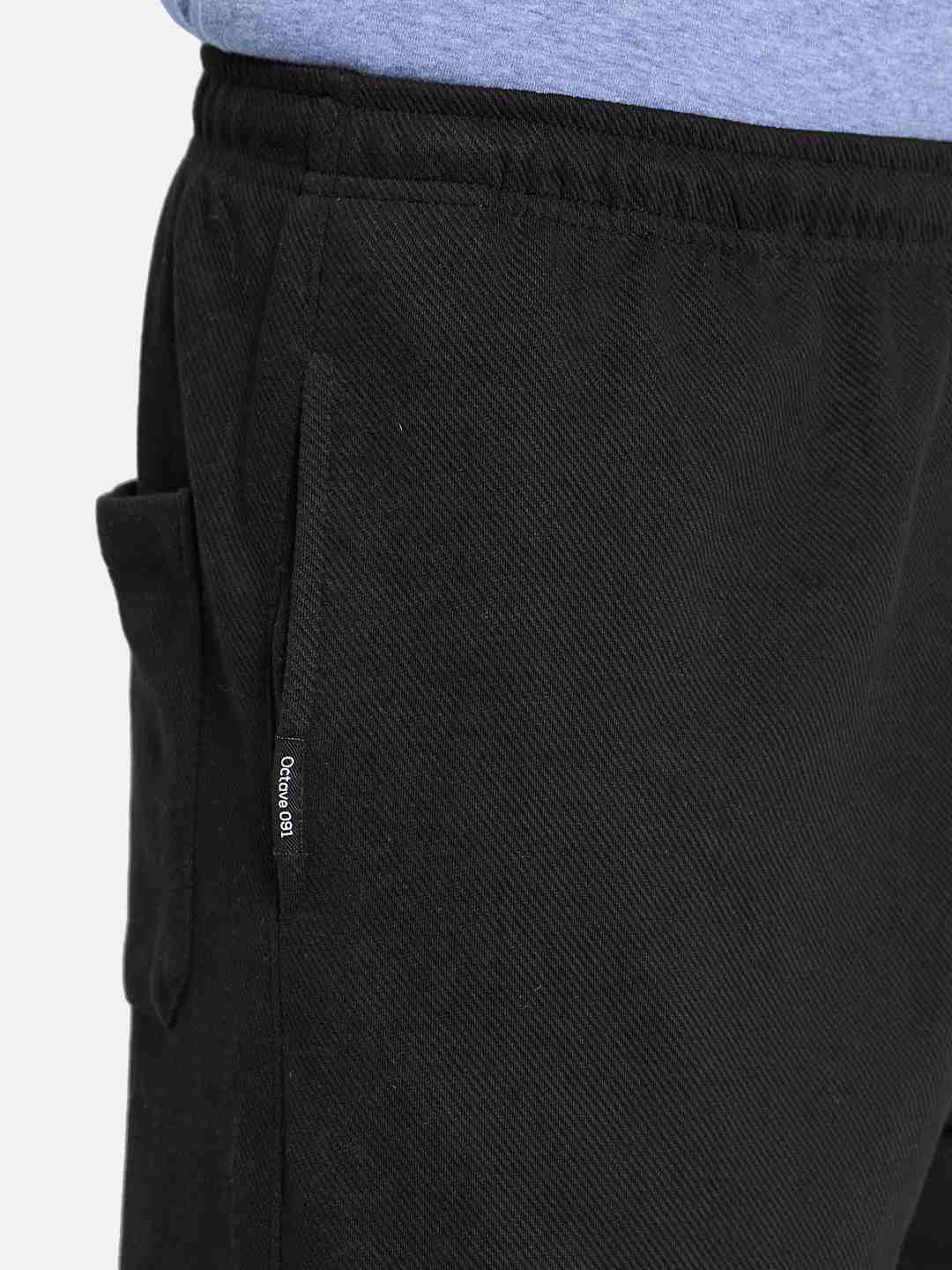 Octave Men Mid-Rise Regular Fit Cotton Track Pant