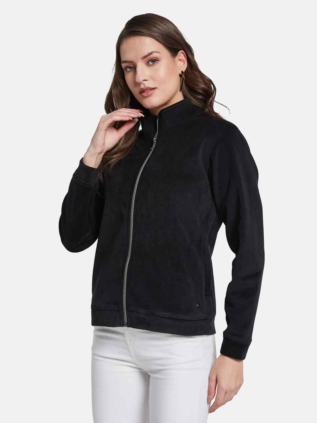 METTLE Women Front-Open aw24 Sweatshirt