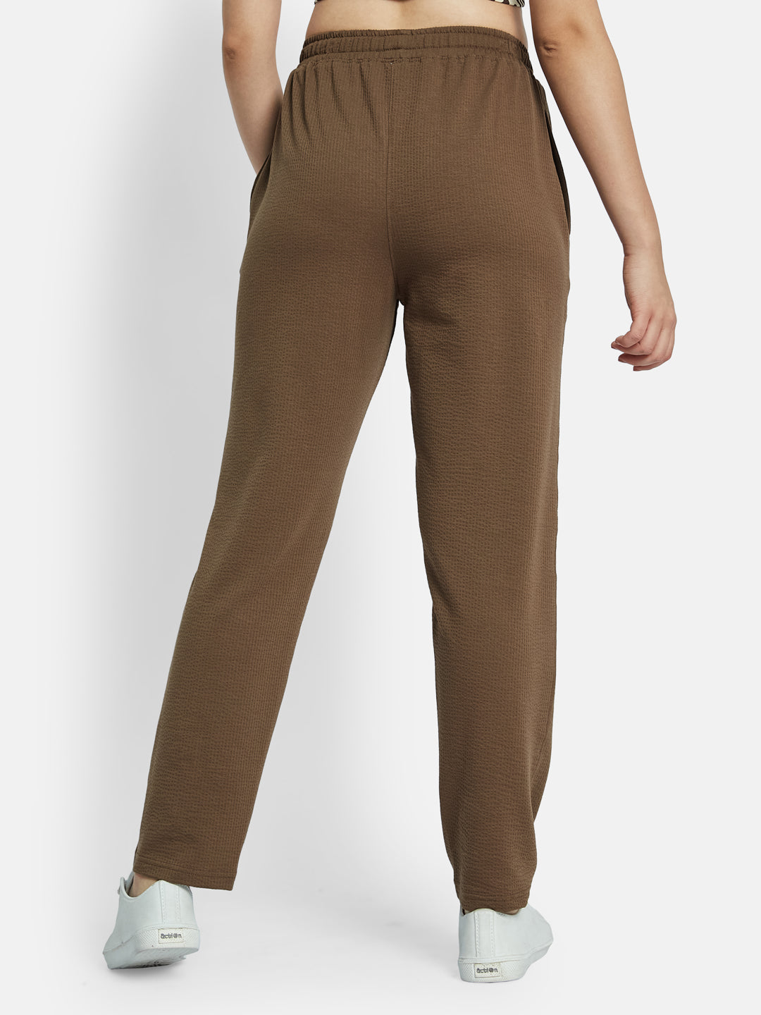 METTLE Women Textured Track Pants