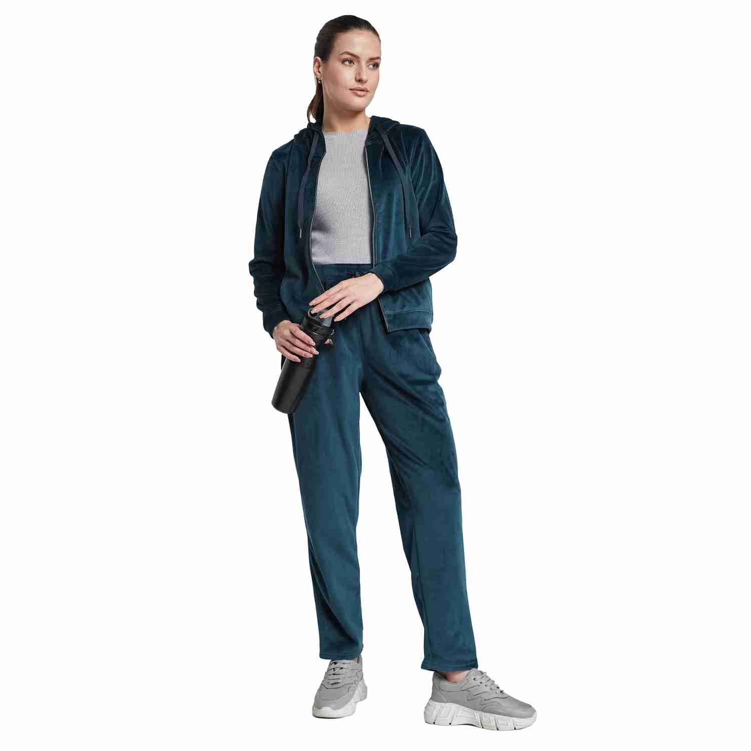 Mettle Women Solid track Suits