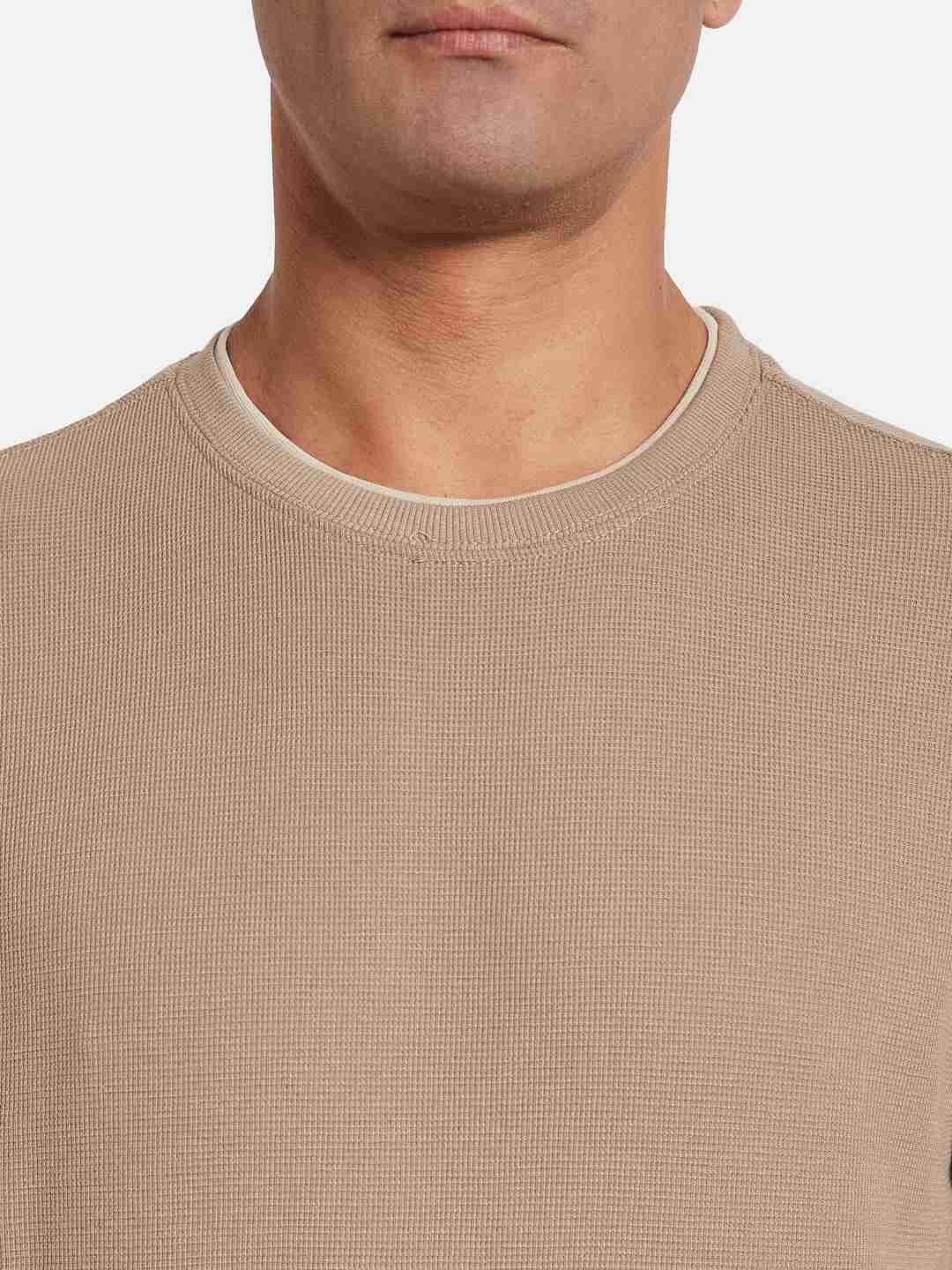 Octave Men Round Neck Long Sleeves Sweatshirt