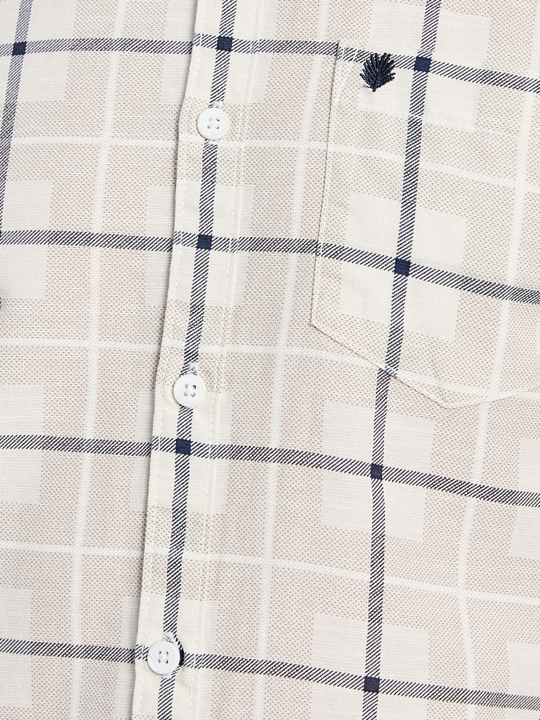 METTLE Men Opaque Checked Casual Shirt