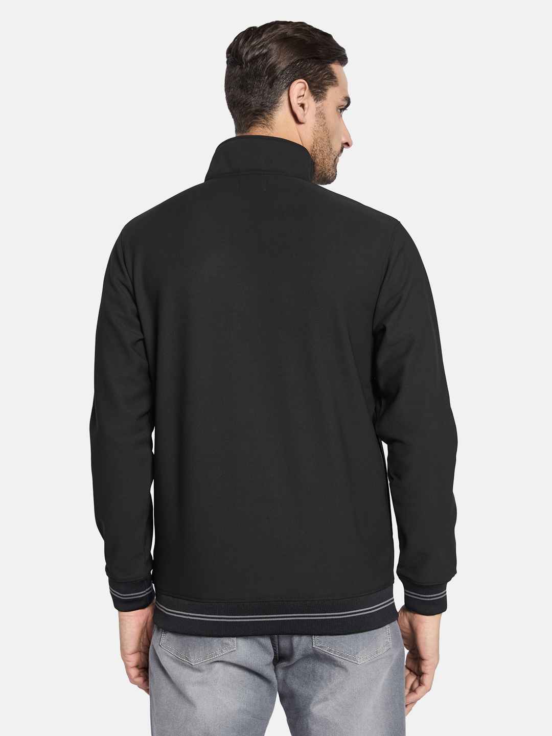 Octave Men High Neck Sweatshirt