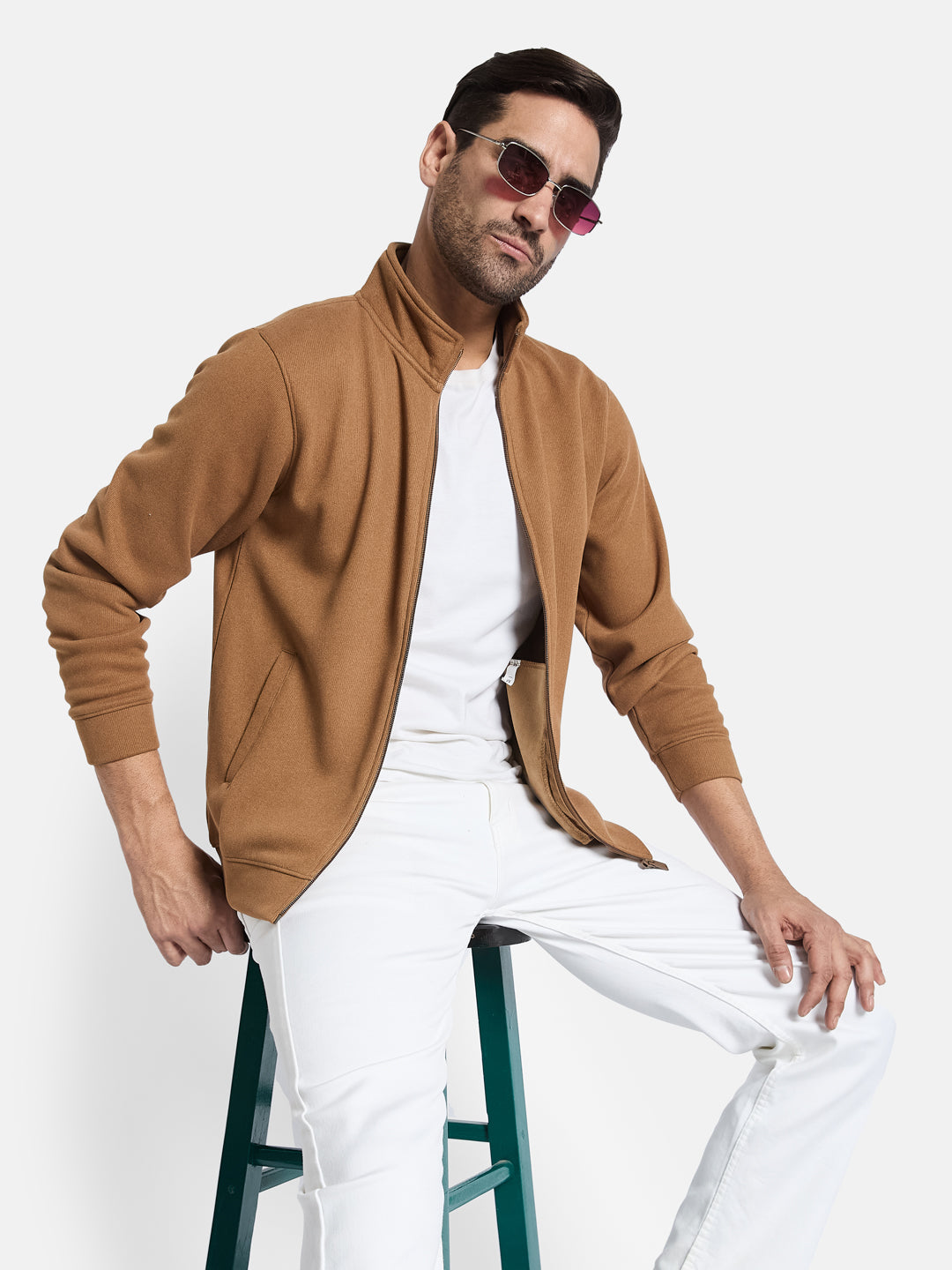 Octave Men Front-Open Sweatshirt